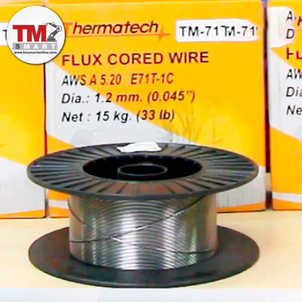 ลวดเชื่อมฟลักซ์คอร์ (Flux core wire) 1.2 - 1.6 มม.