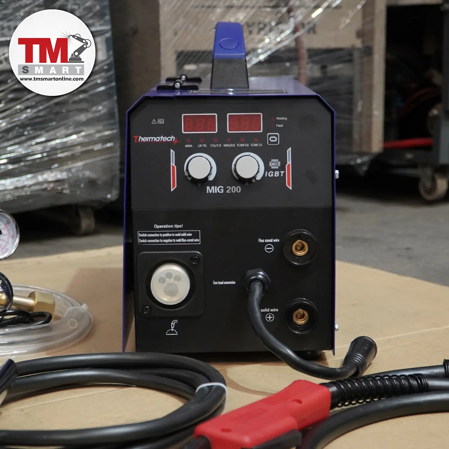 เครื่องเชื่อม MIG 1 เฟส Thermatech ไฟบ้านราคาถูก